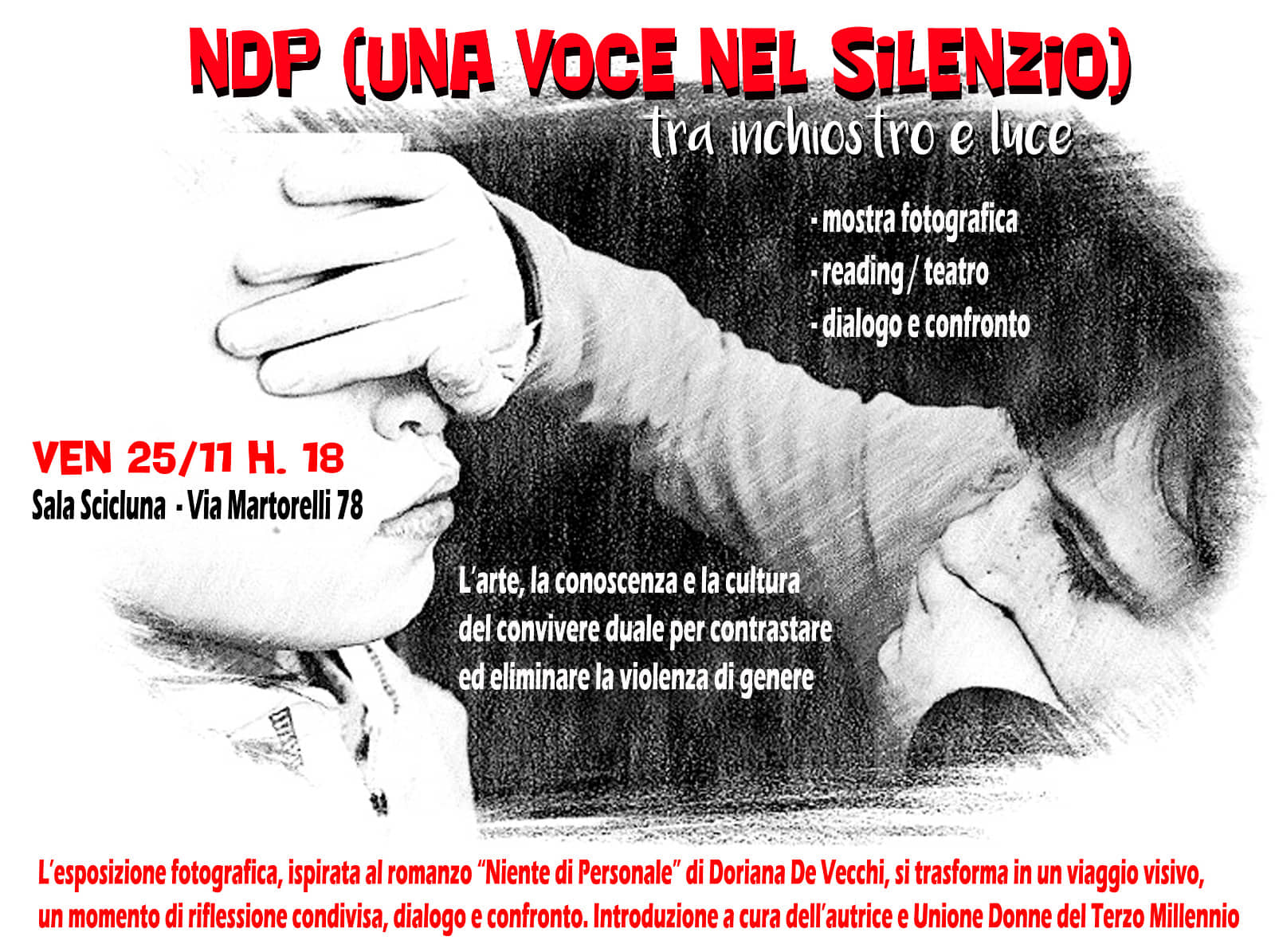 Mostra "Niente di personale" - Giornata contro la violenza sulle donne