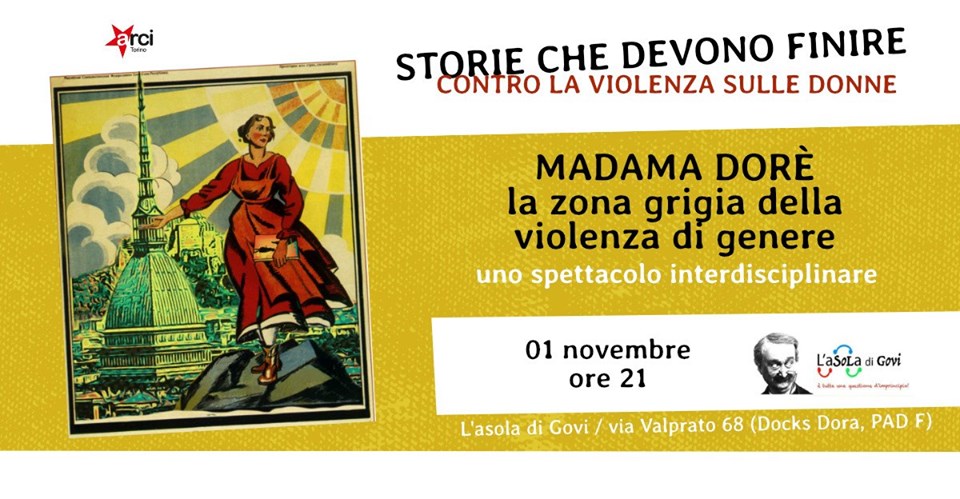 Spettacolo contro la violenza di genere Madama Dorè