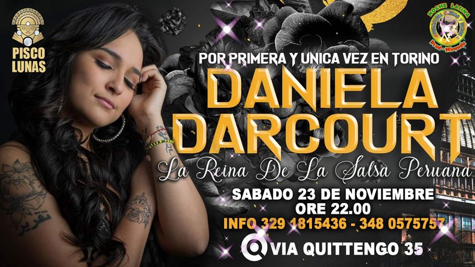 Daniela Darcourt y orquesta en concierto a Torino