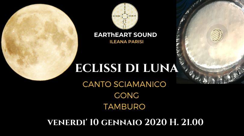 Canti sciamanici e gong per l'eclissi di luna