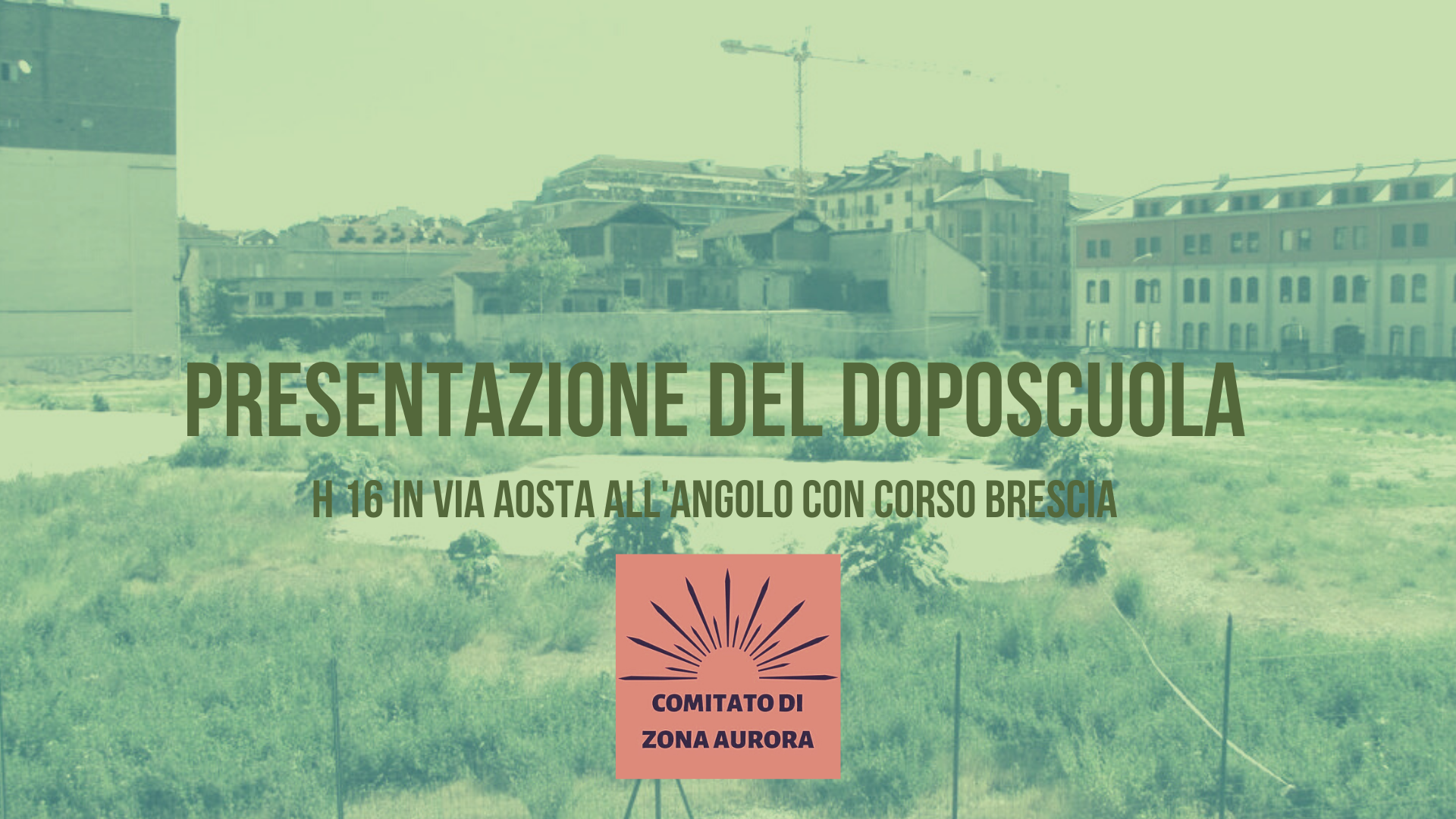 Presentazione del Doposcuola del Comitato di Zona Aurora