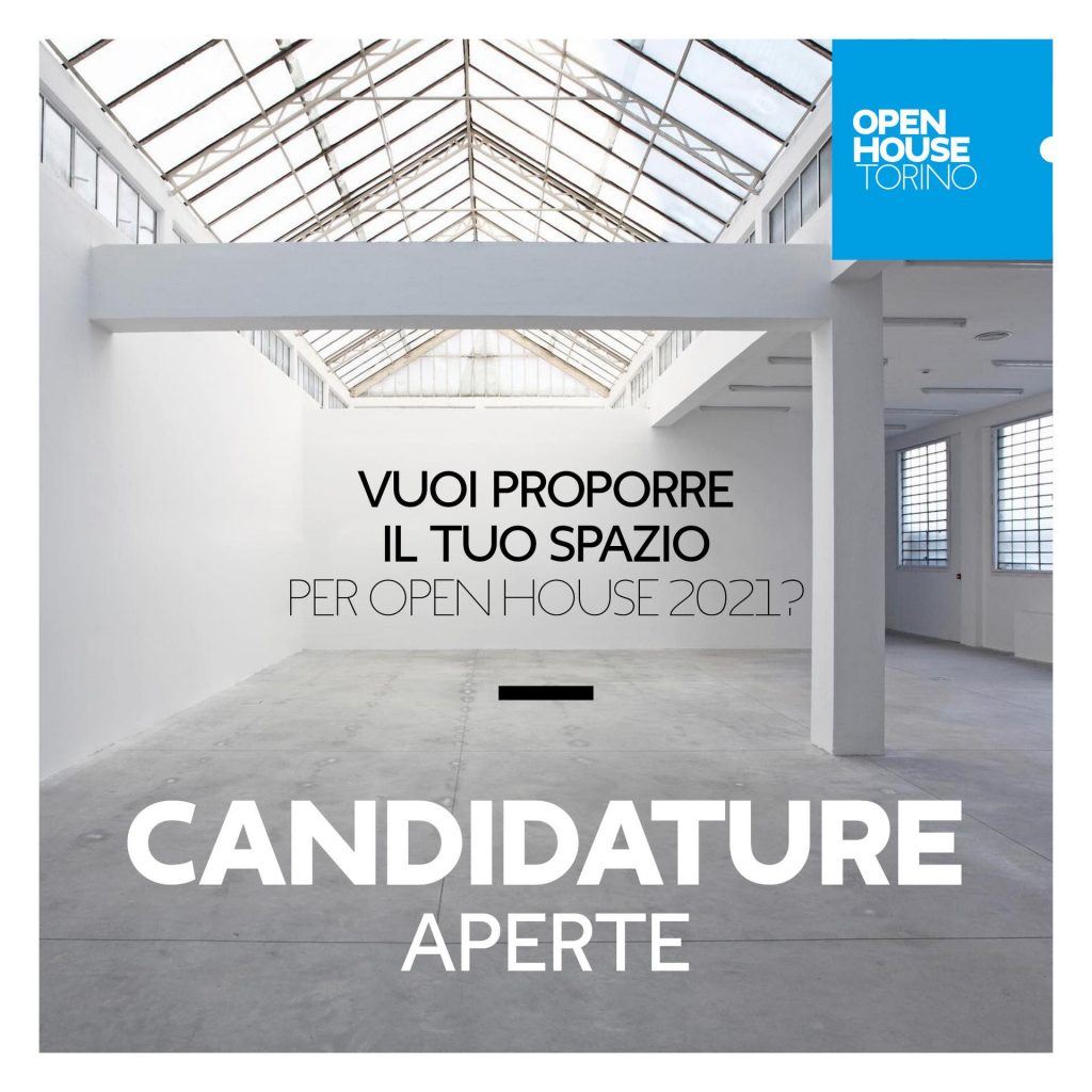 Open House Torino 2021 - Locandina