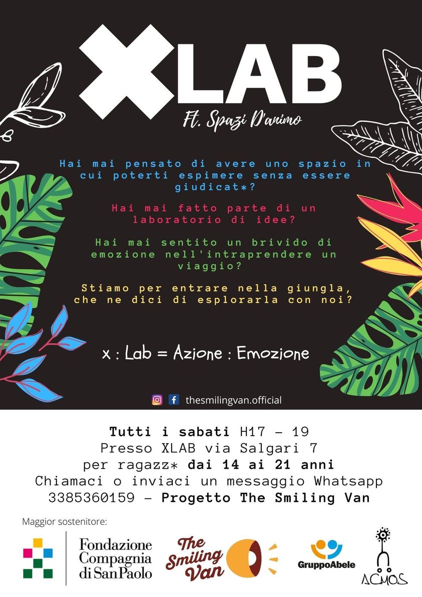 Laboratorio per adolescenti all'X-LAB