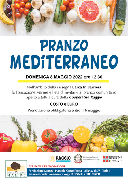 Pranzo mediterraneo nel giardino di Mamre