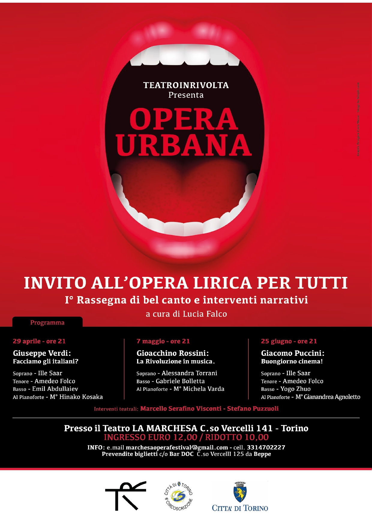 Opera urbana: serate di avvicinamento all'opera