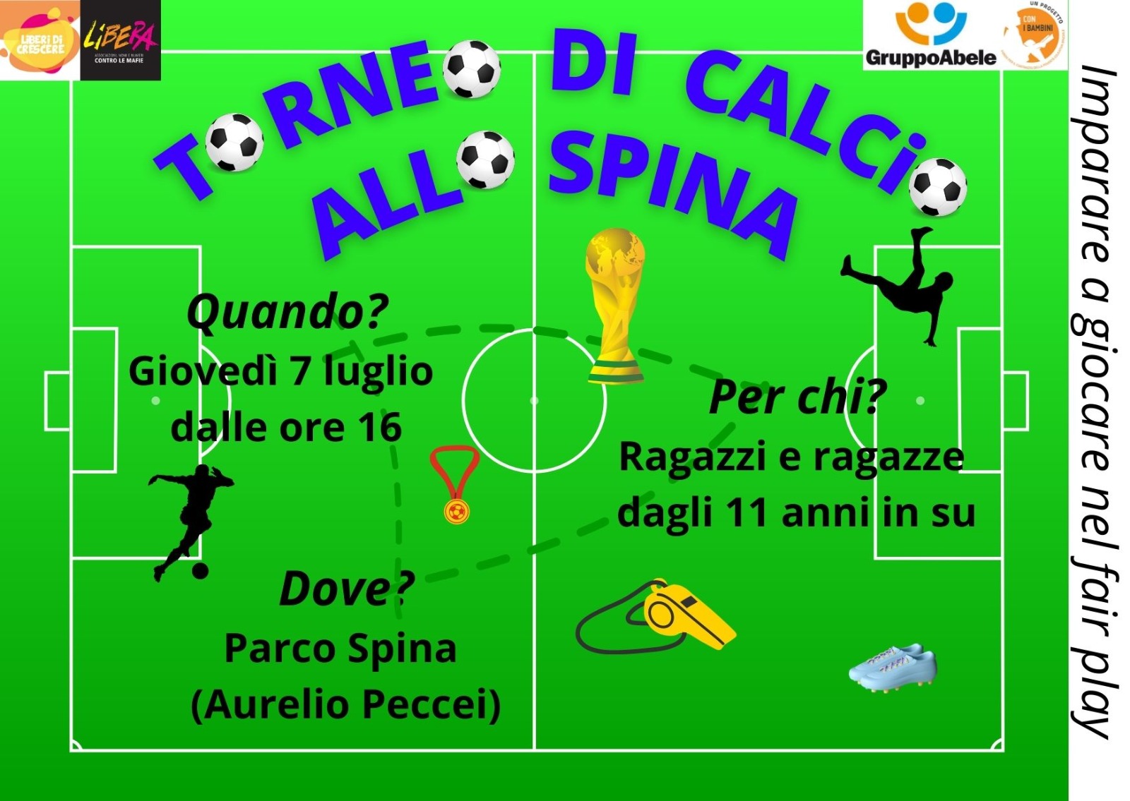 Torneo di calcio alla spina al Parco Peccei