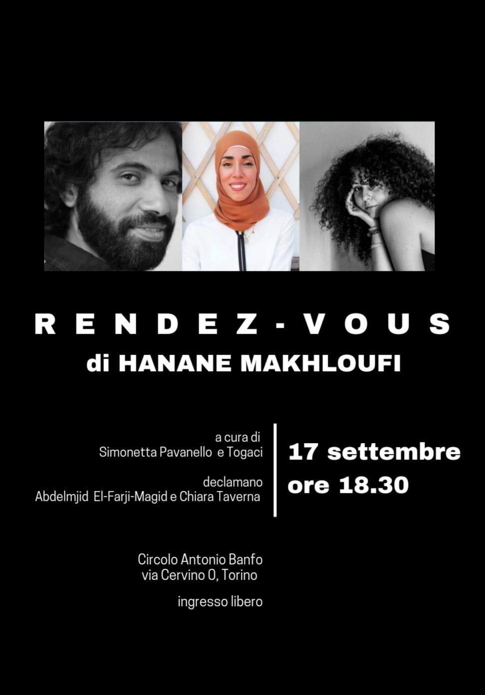 Street view art gallery: reading poetico "Rendez Vous" di Hanane Makhloufi