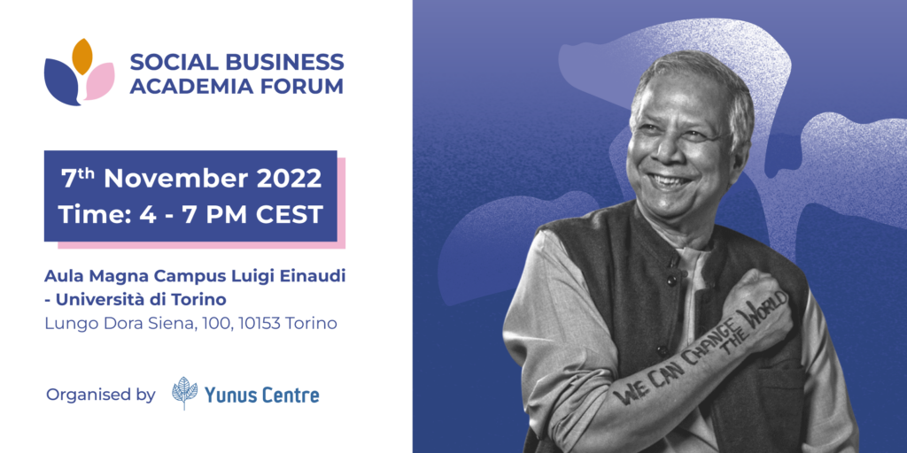 Global social business summit con il premio Nobel Muhammad Yunus