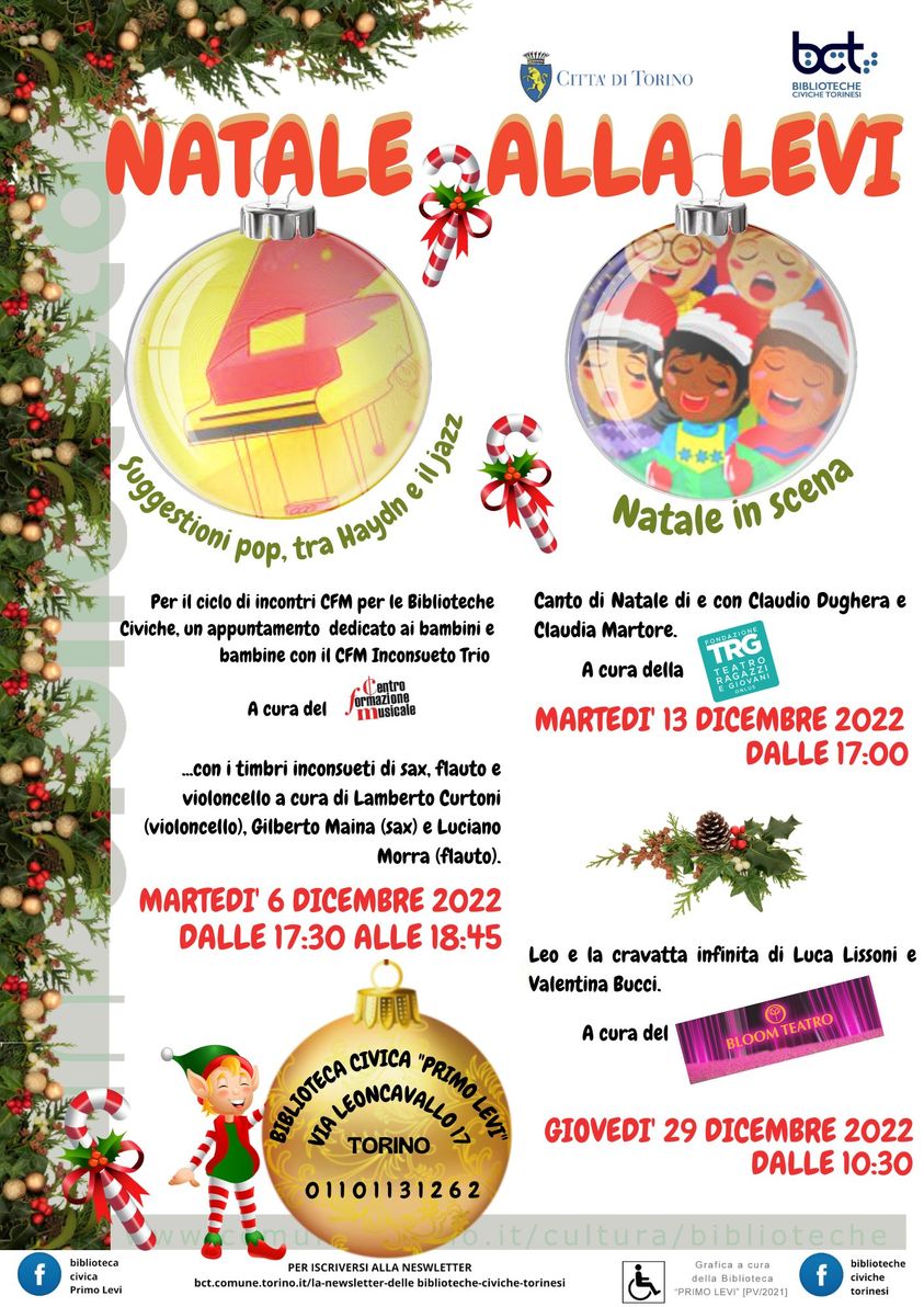 natale biblioteca primo levi