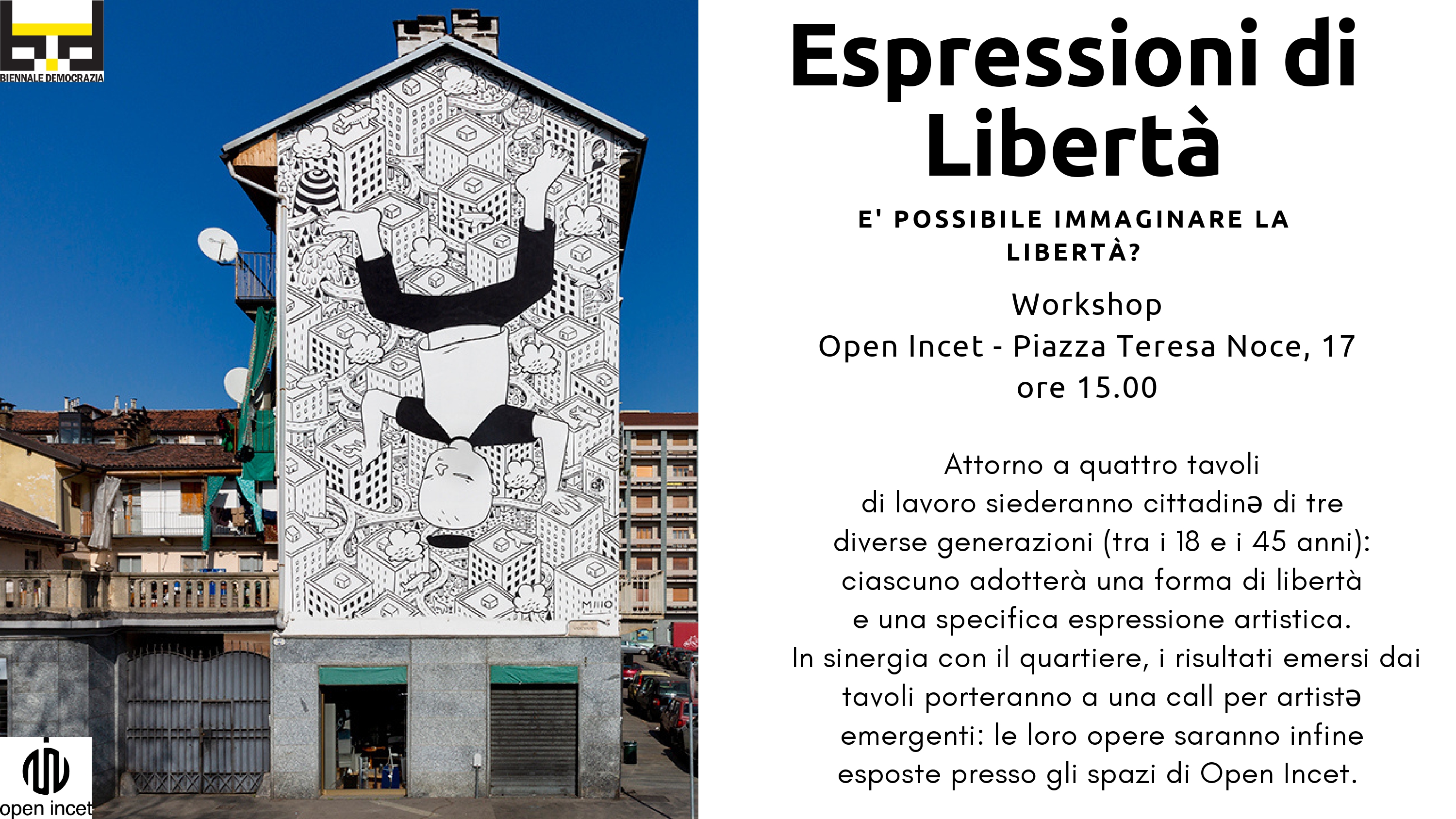 Biennale Democrazia - Espressioni di libertà