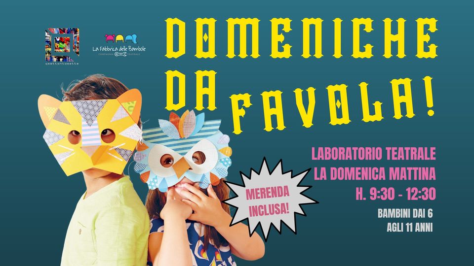 Domeniche da favola: laboratorio teatrale per bambini al Q77