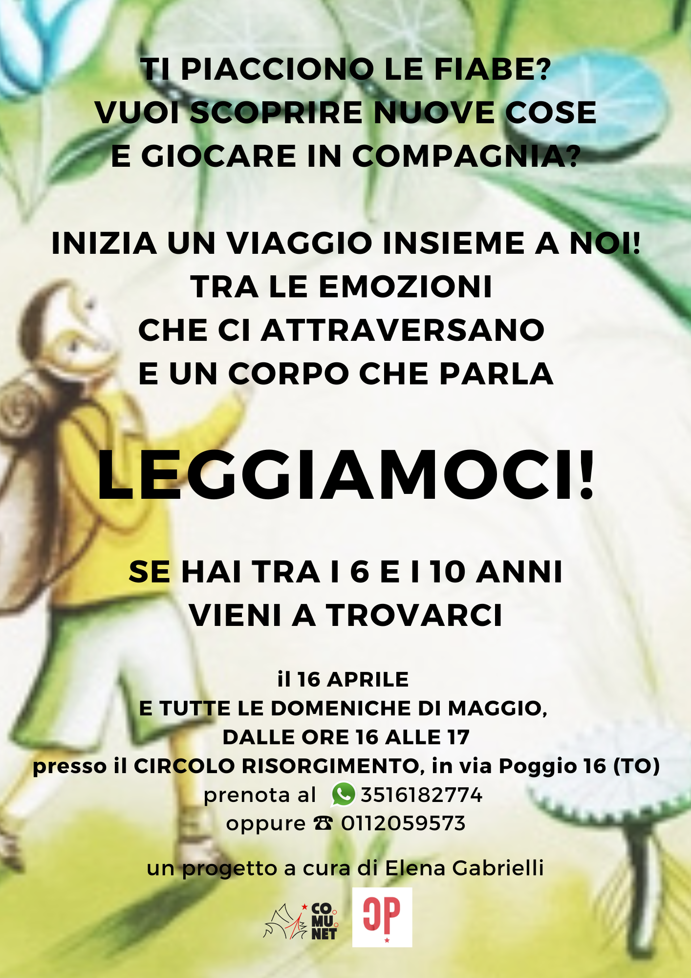 LEGGIAMOCI! laboratorio per bambini