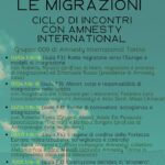 amnesty international incontri sulle migrazioni