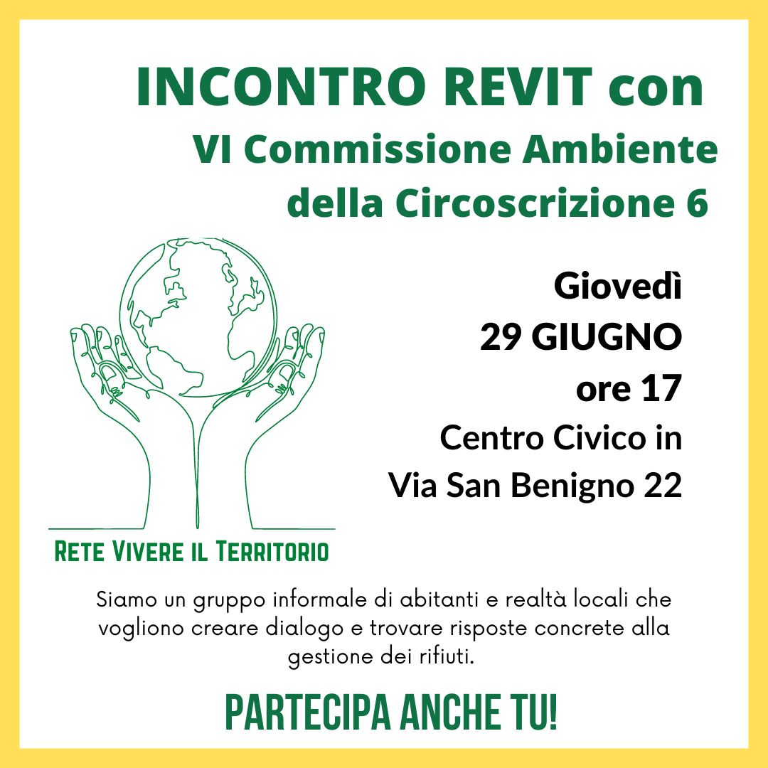 Commissione Ambiente in Circoscrizione sui rifiuti ed ecoisole