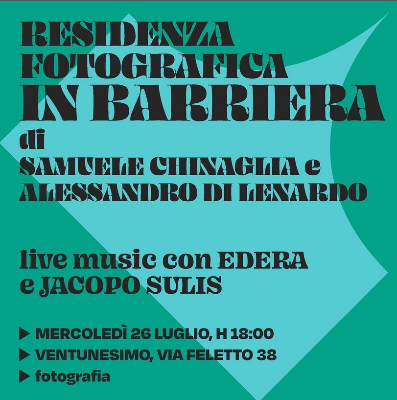 Mostra fotografica, aperitivo e concerto