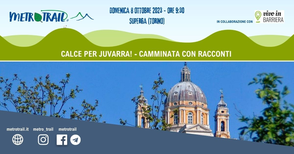 Metrotrail: Camminata con racconti sul sentiero della calce a Superga