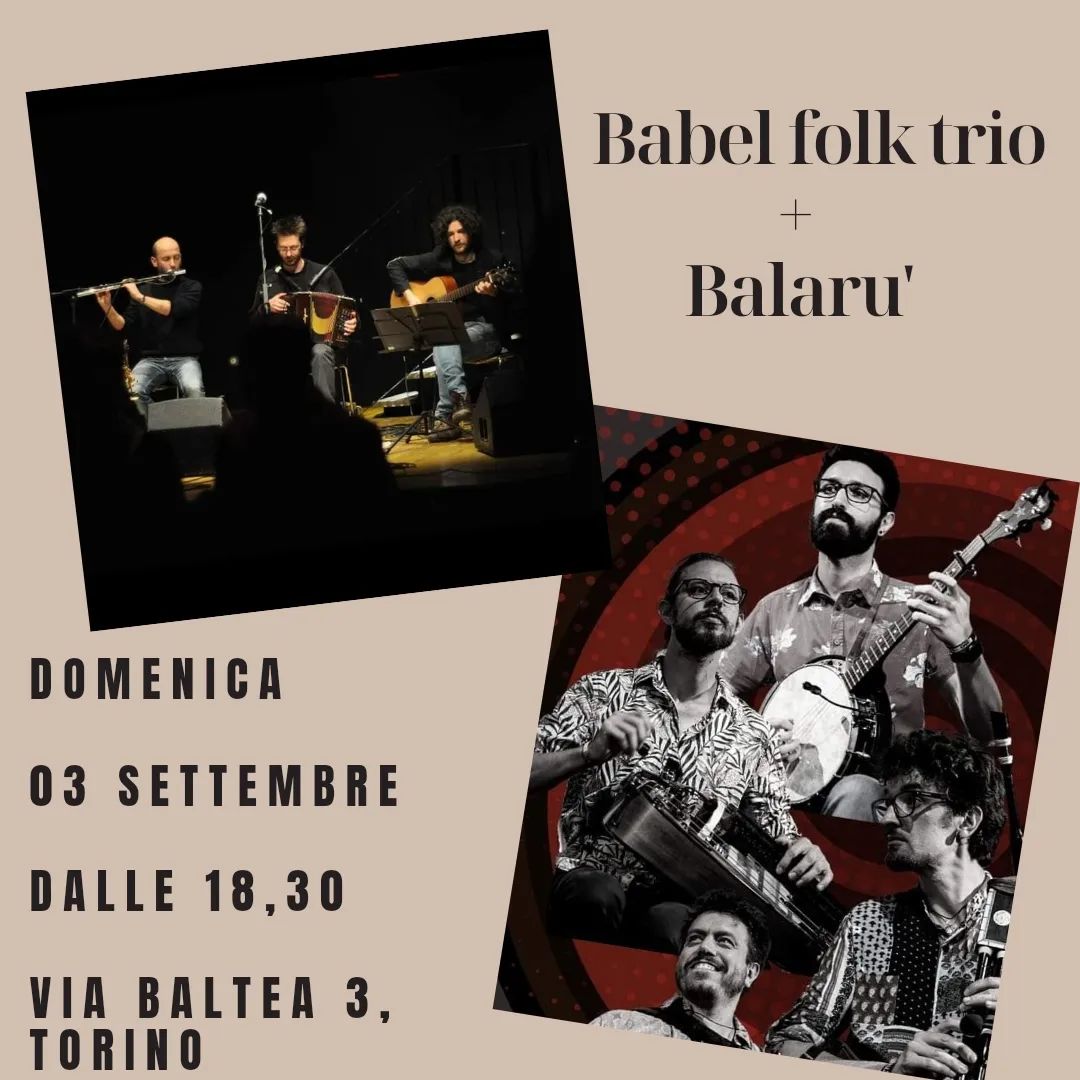 Concerto del Babel Folk Trio e Balarù