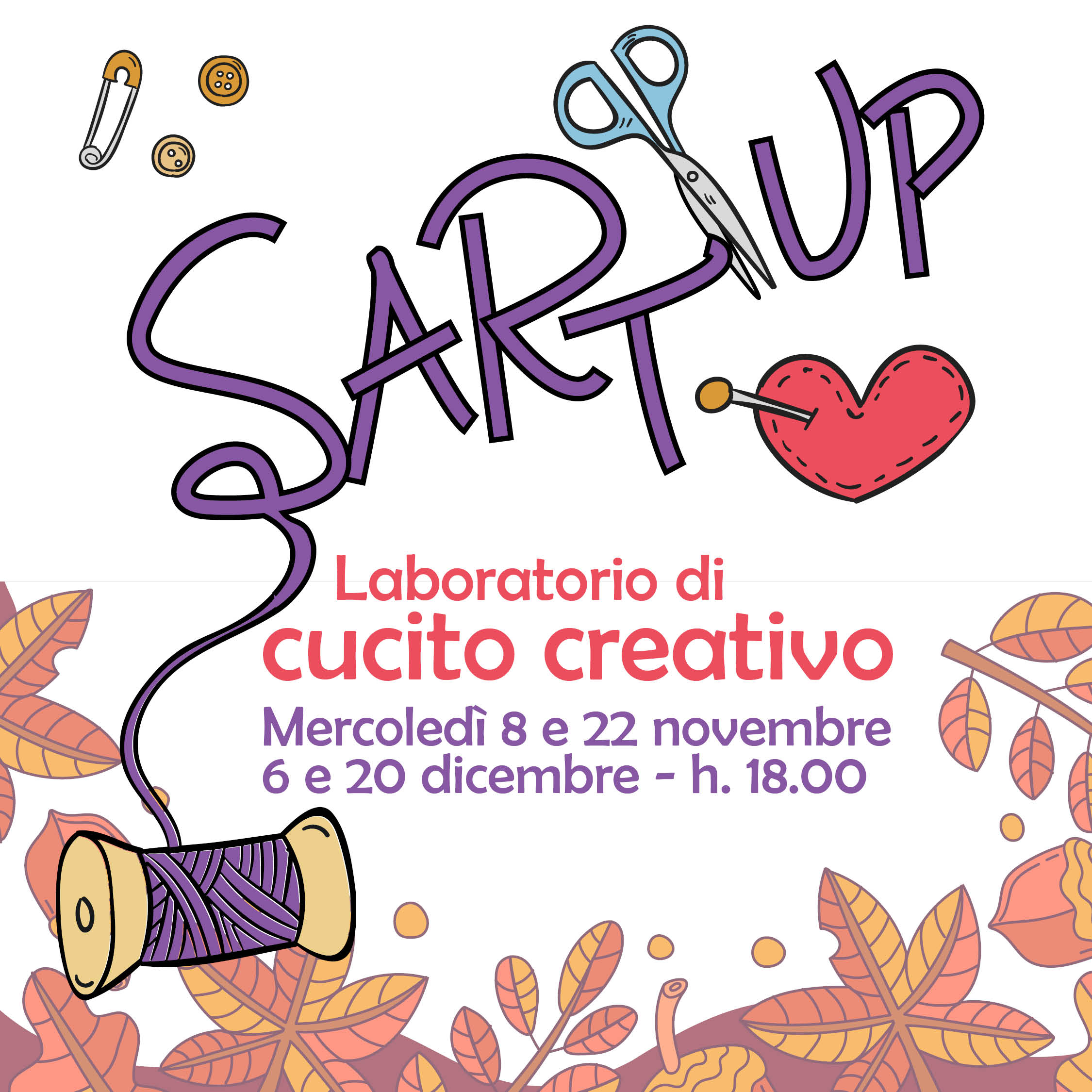 "Sart up" - Laboratorio di cucito creativo