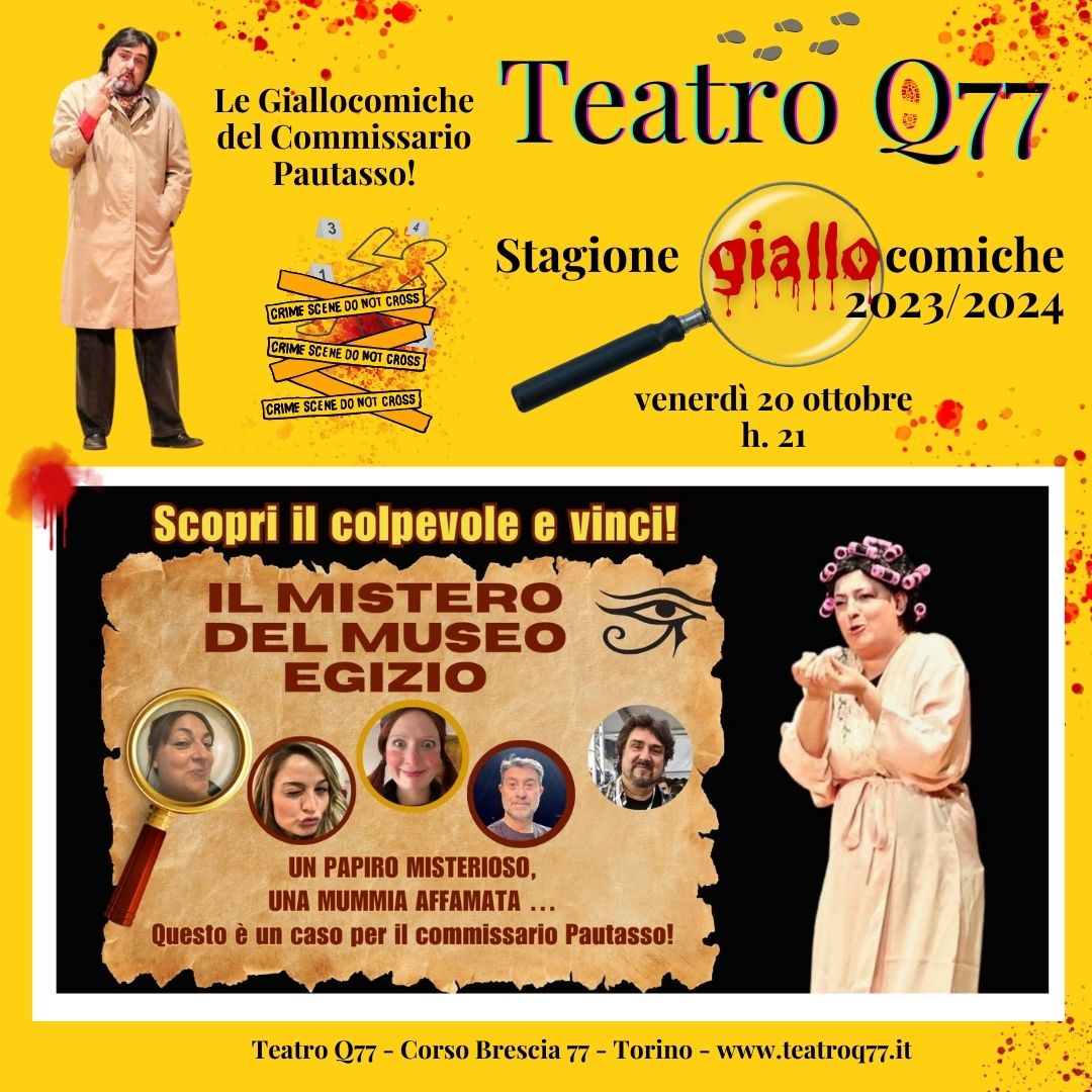 Teatro: Il mistero del Museo egizio