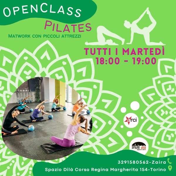 Corso di Pilates matwork con piccoli attrezzi