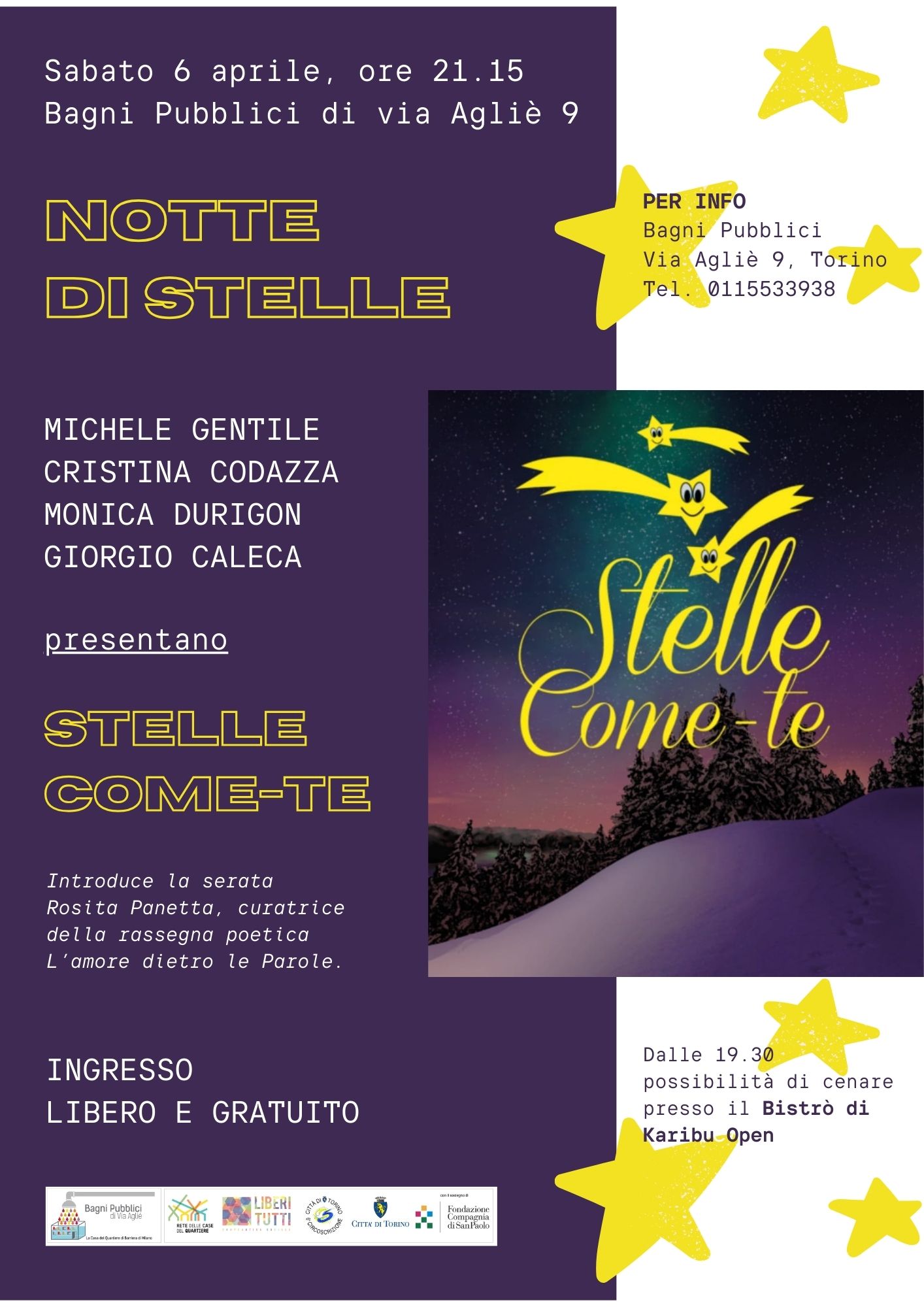NOTTE DI STELLE - presentazione del libro "Stelle Come Te" di Michele Gentile