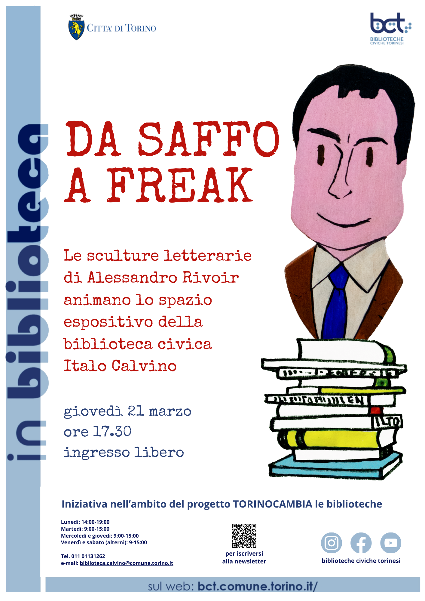 Da Saffo a Freak: Mostra di ritratti letterari