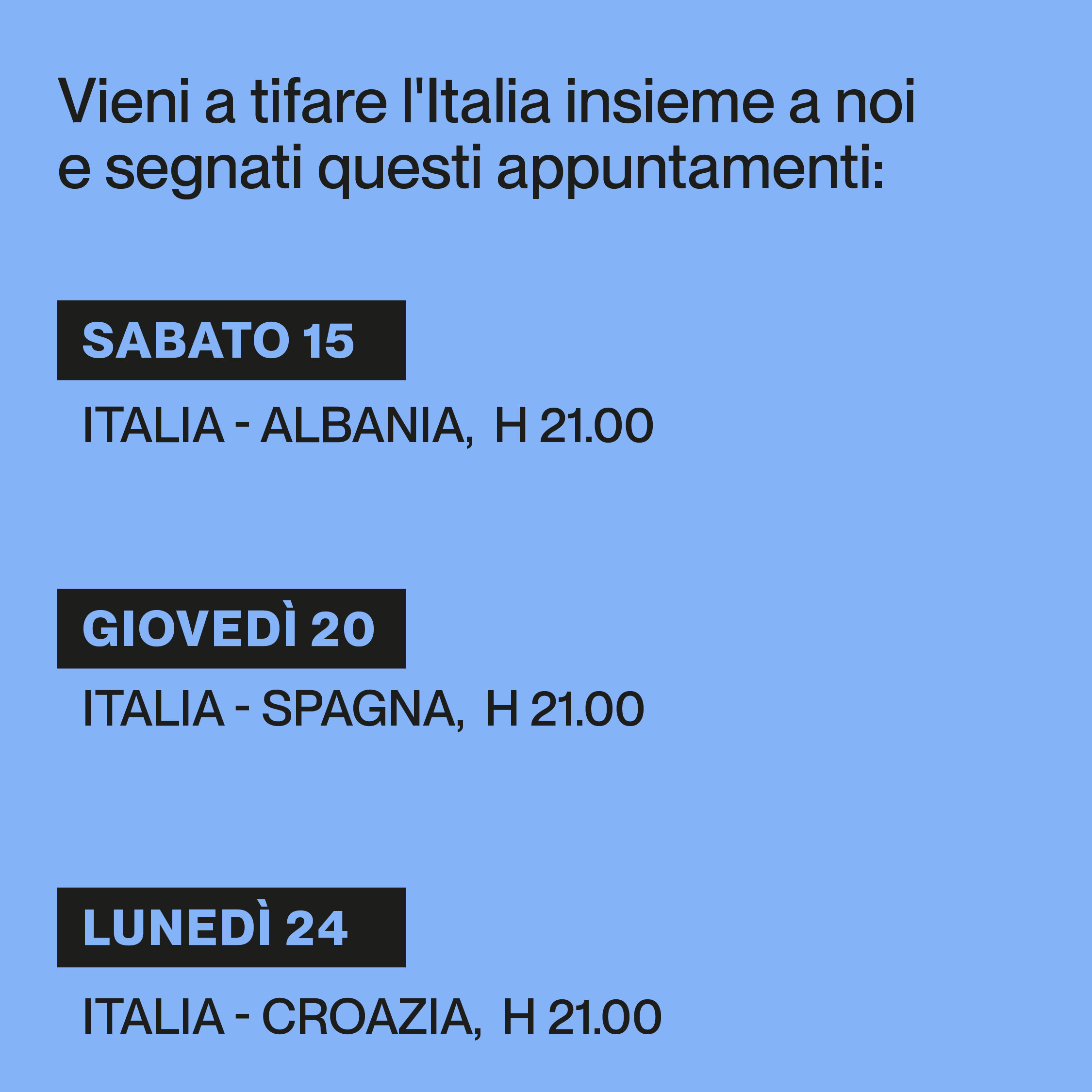 EURO 2024  partita  ITALIA - ALBANIA