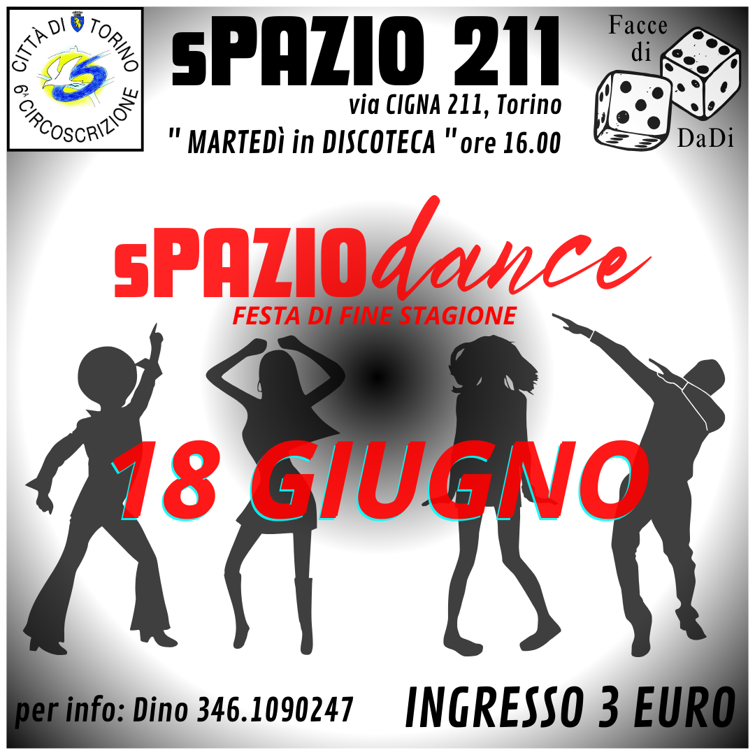 MARTEDI' in DISCOTECA - sPAZIOdance Festa di fine stagione