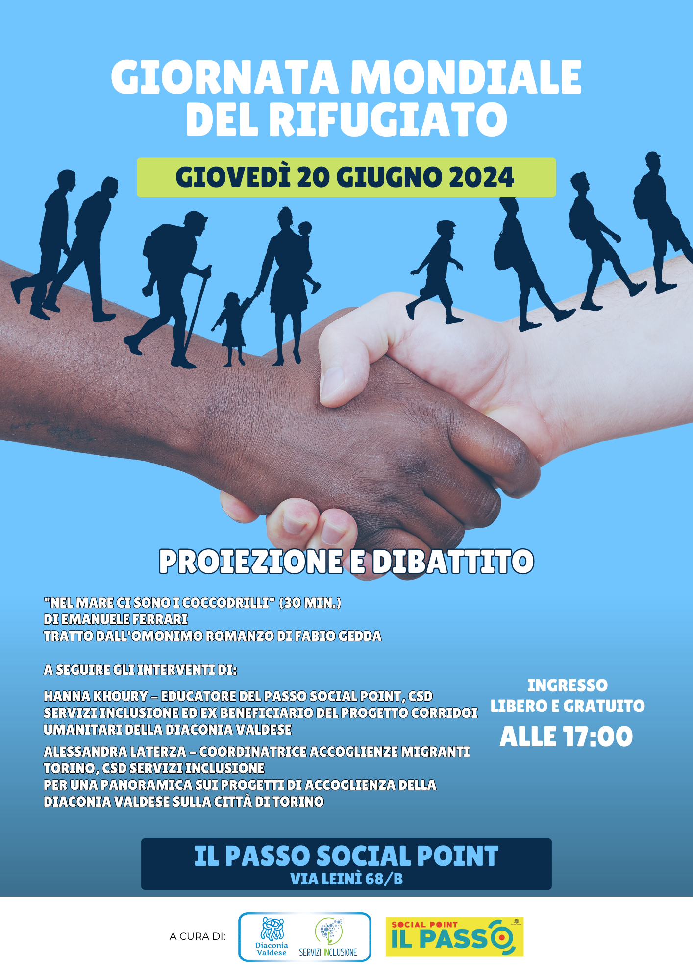 Giornata del rifugiato con proiezione al Passo Social Point
