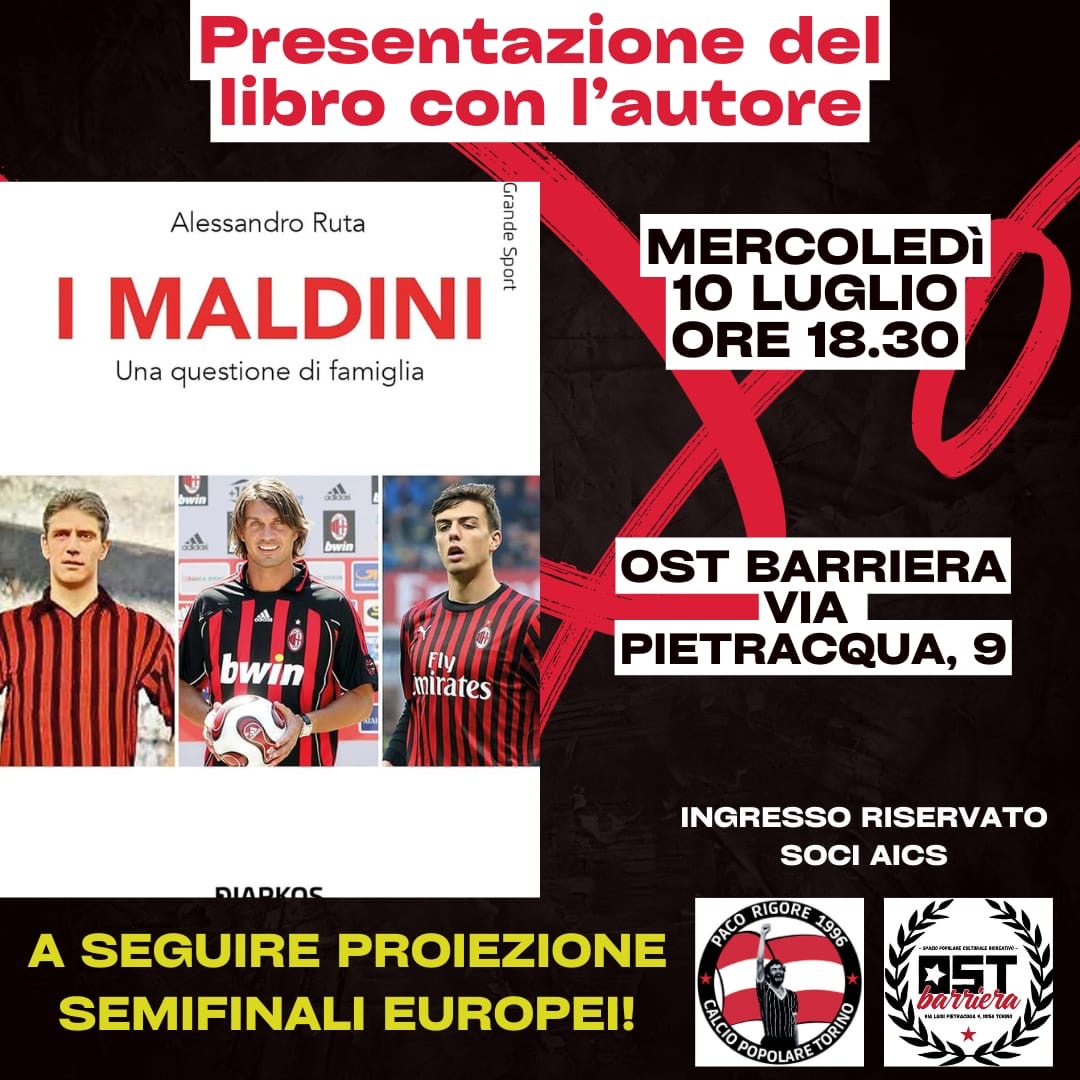 Presentazione libro "I Maldini. Una questione di famiglia" con l'autore