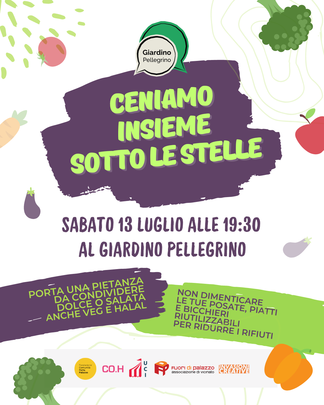 Ceniamo insieme sotto le stelle