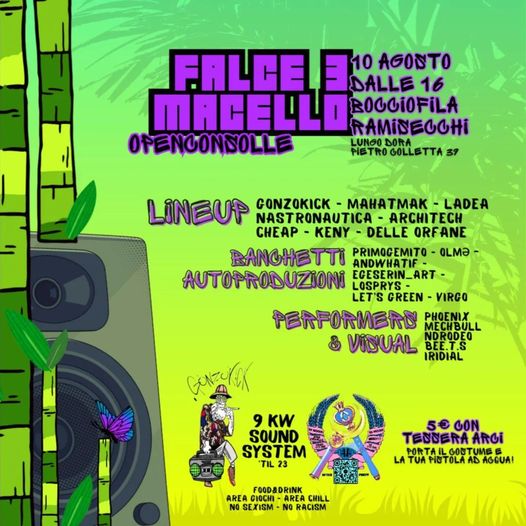 Falce e martello: musica e aperitivo