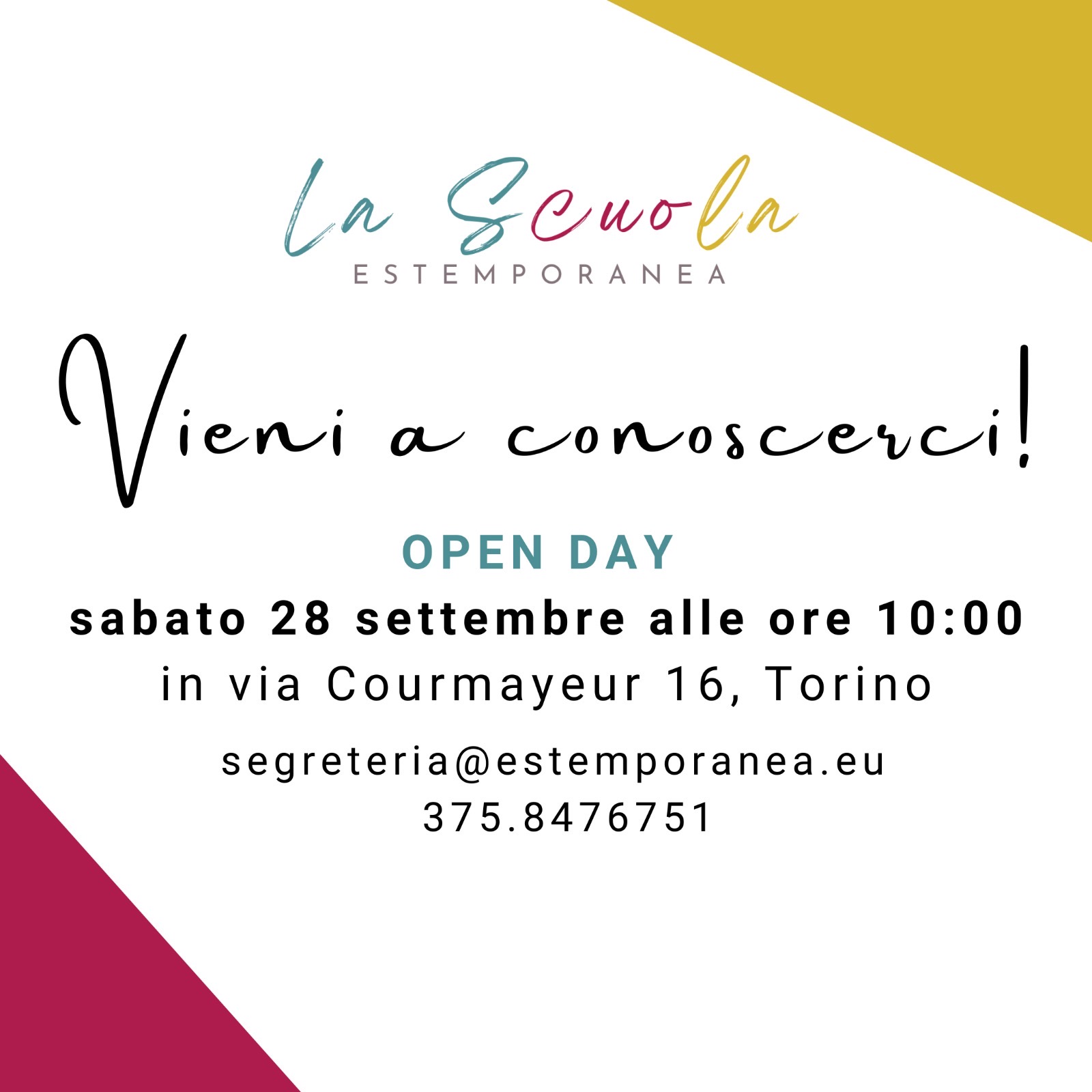 Open Day | Scuola di musica Estemporanea