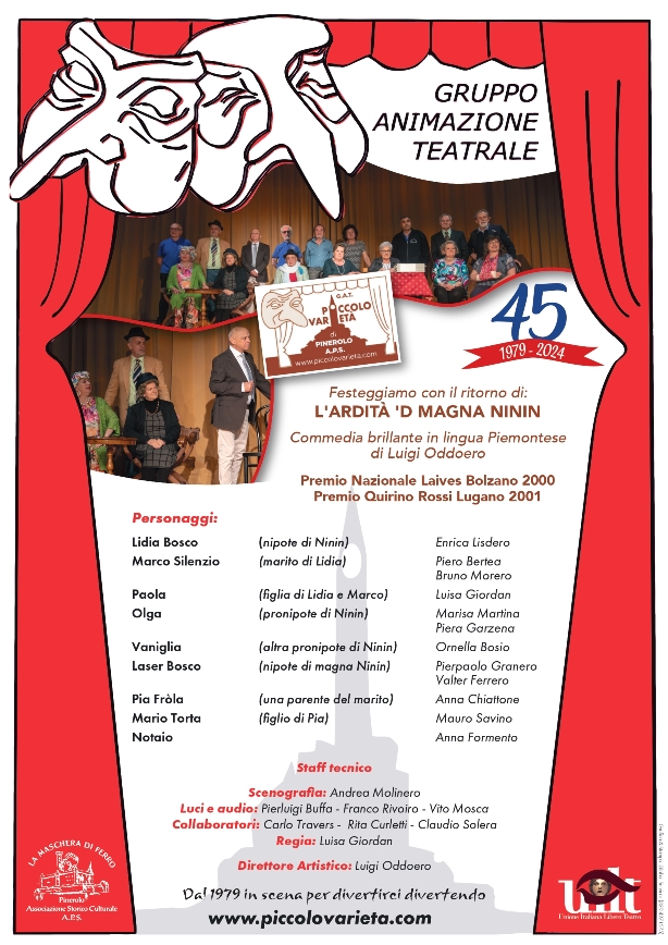 Teatro in piemontese: L'ardità 'd Magna Ninin