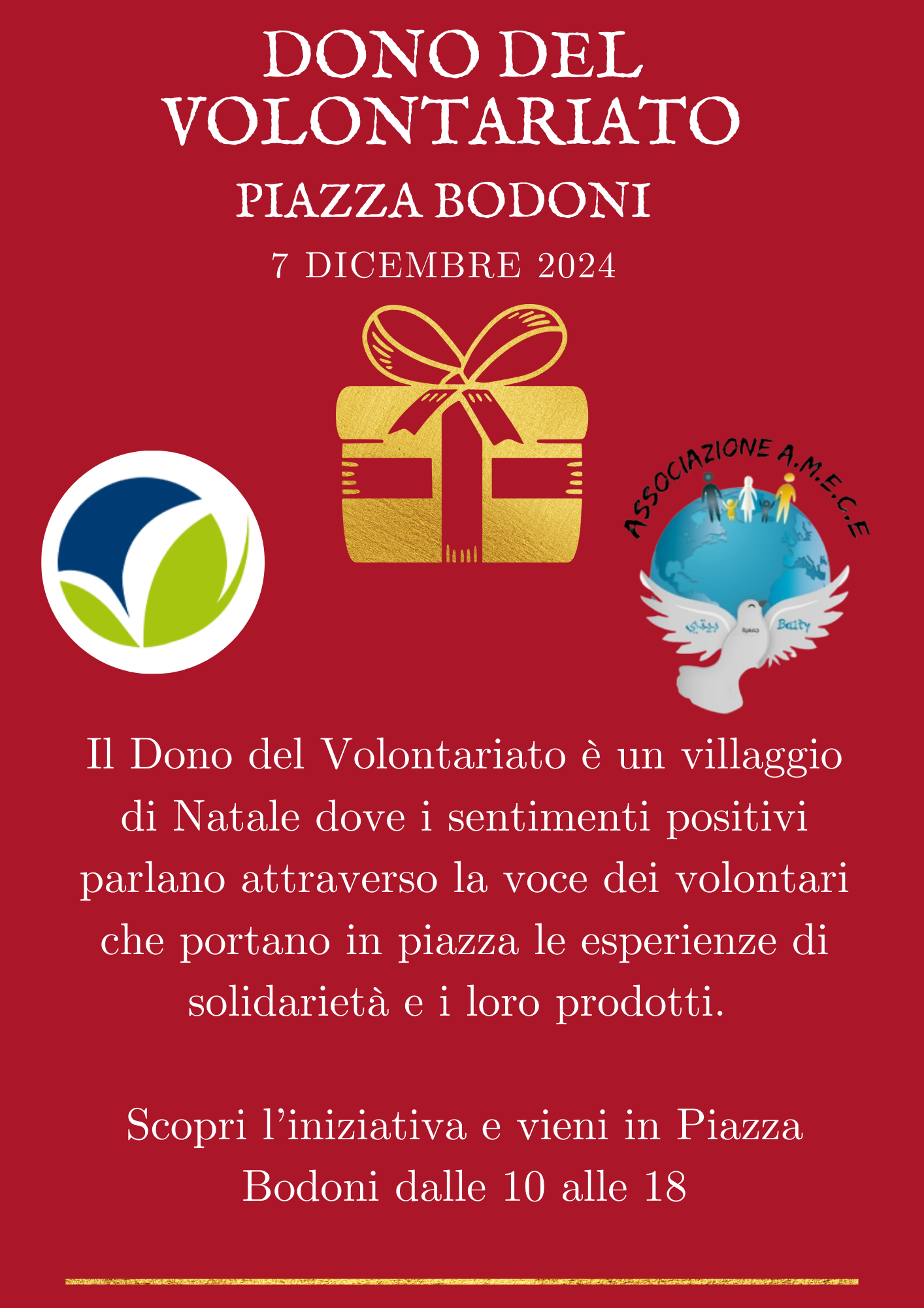 Il Dono del Volontariato in piazza Bodoni