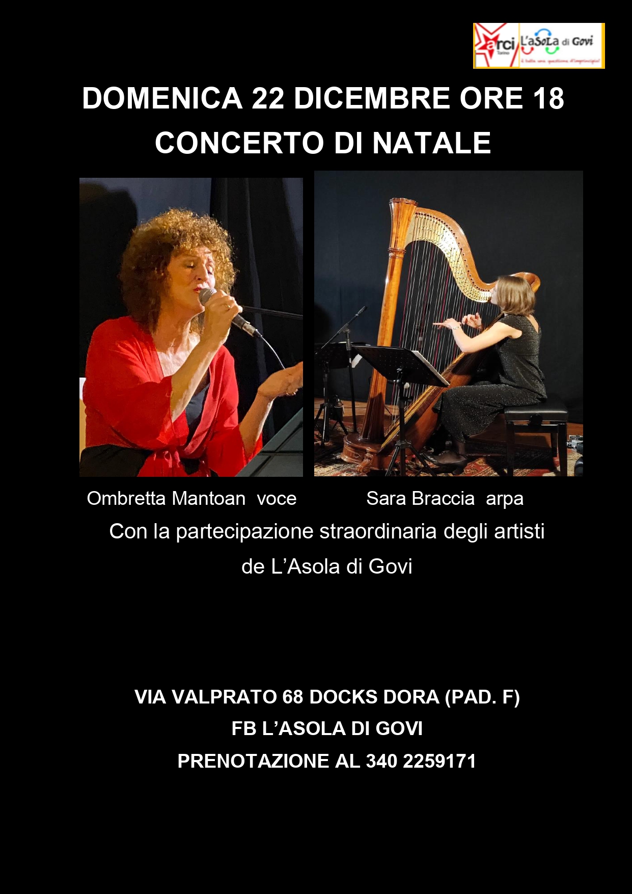 Concerto di Natale all'asola di Govi
