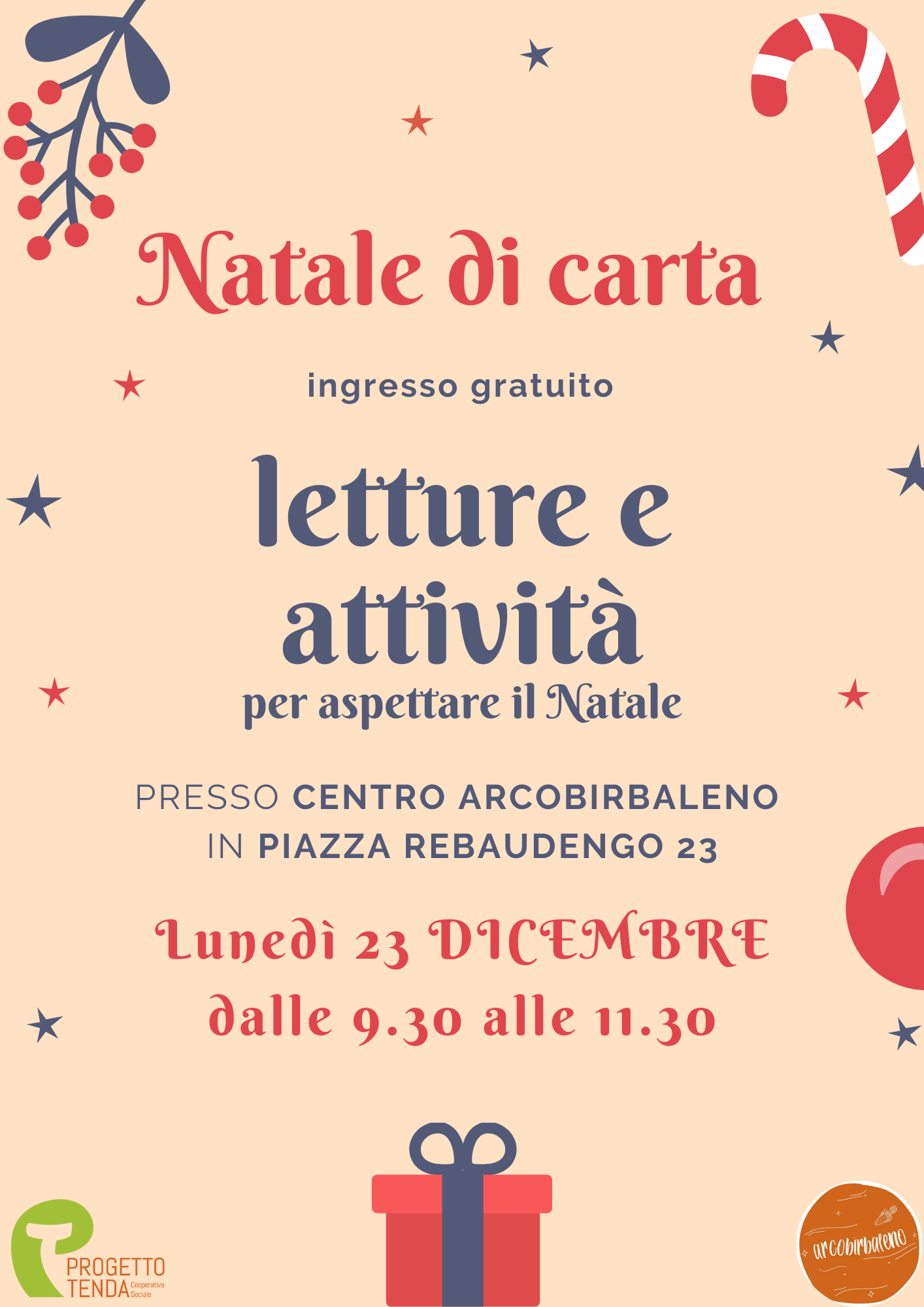 NATALE DI CARTA - letture e attività per bambinx tra gli 0 e gli 8 anni