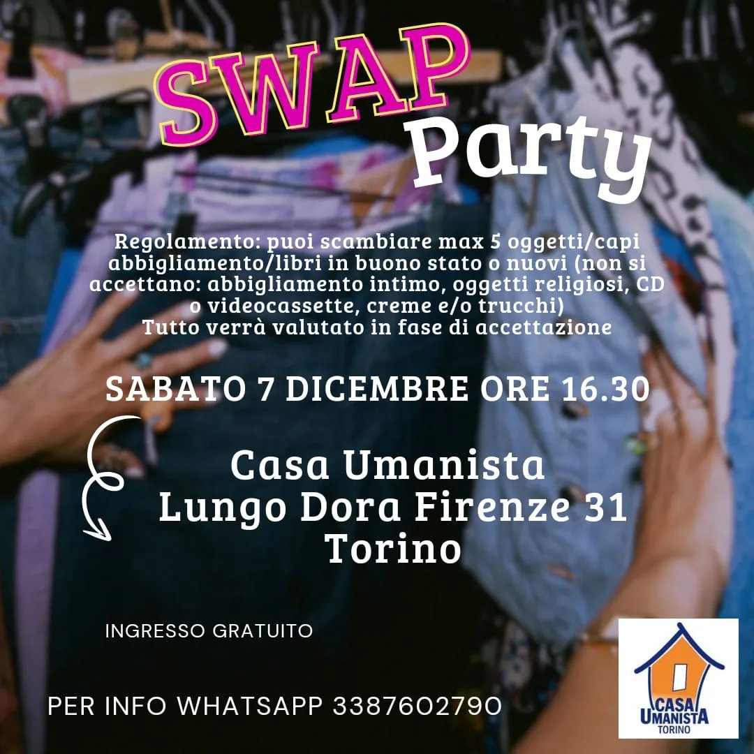 Swap party alla casa Umanista