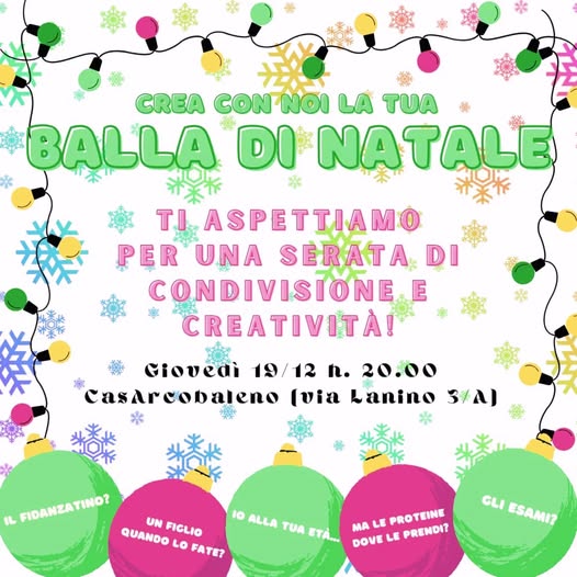 Crea con noi la tua "Balla di Natale!" a CasArcobaleno