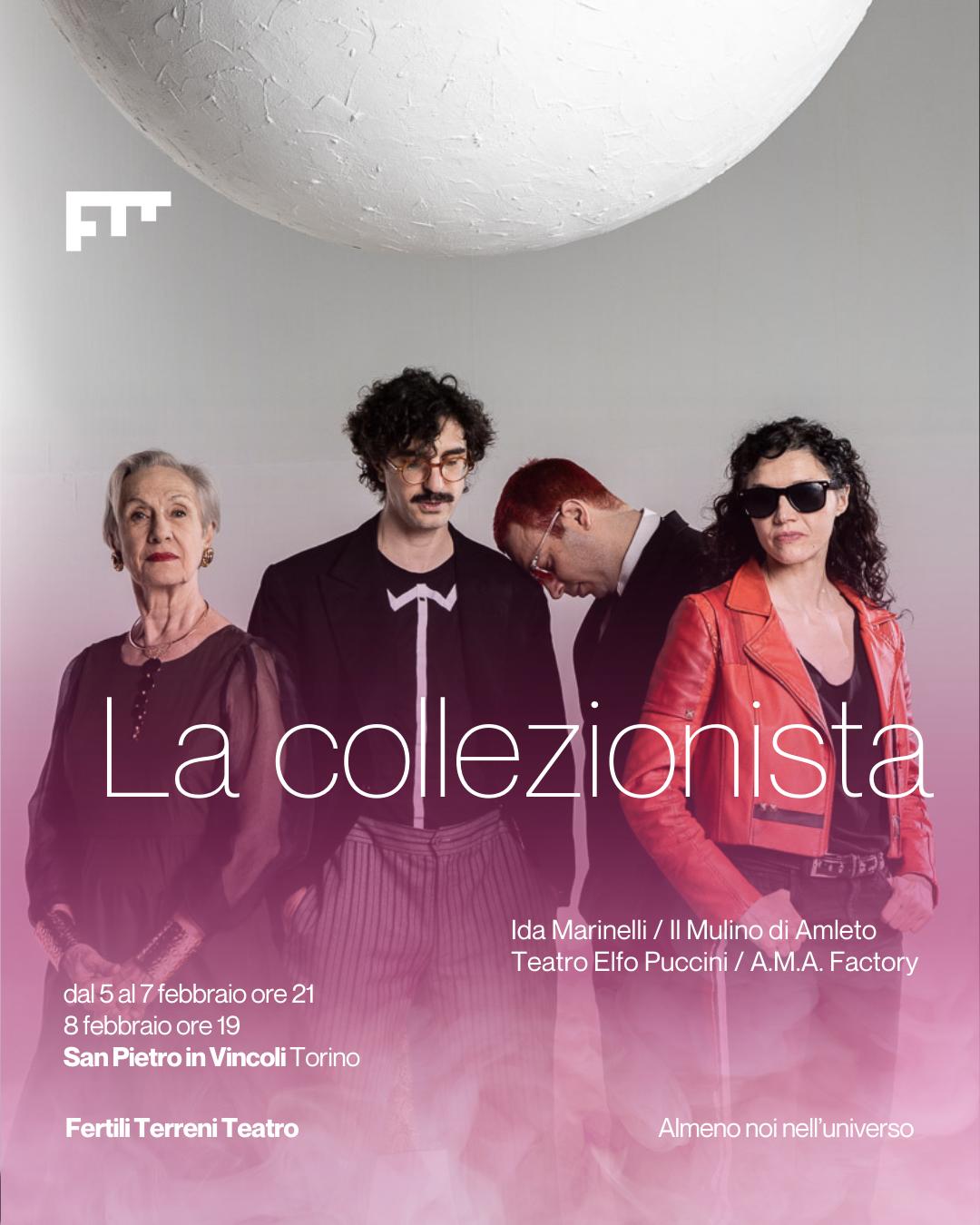 Spettacolo LA COLLEZIONISTA