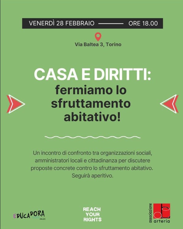Casa e diritti: fermiamo lo sfruttamento abitativo!