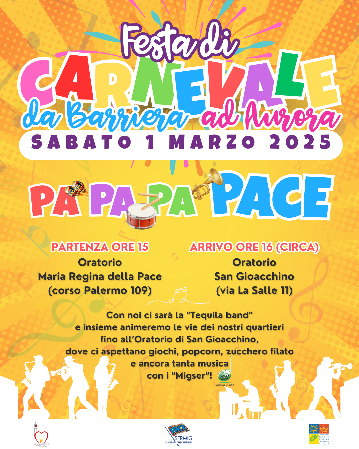 Festa di Carnevale itinerante tra Barriera di Milano e Borgo Dora