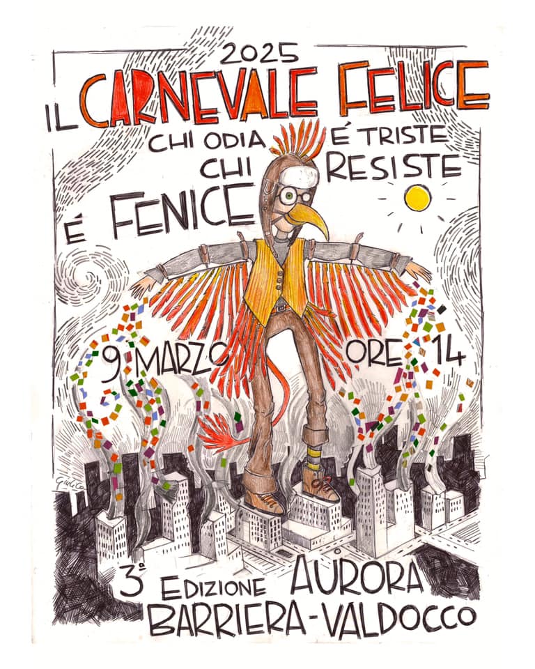 Carnevale sociale in Barriera e Aurora 2025