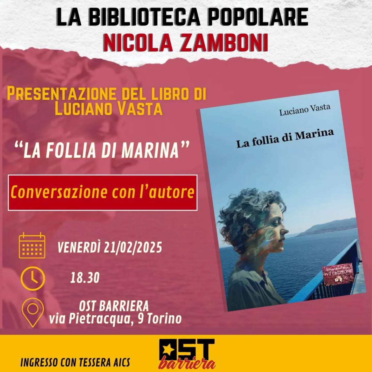 LA FOLLIA DI MARTINA, presentazione libro con l’autore Orazio Vasta