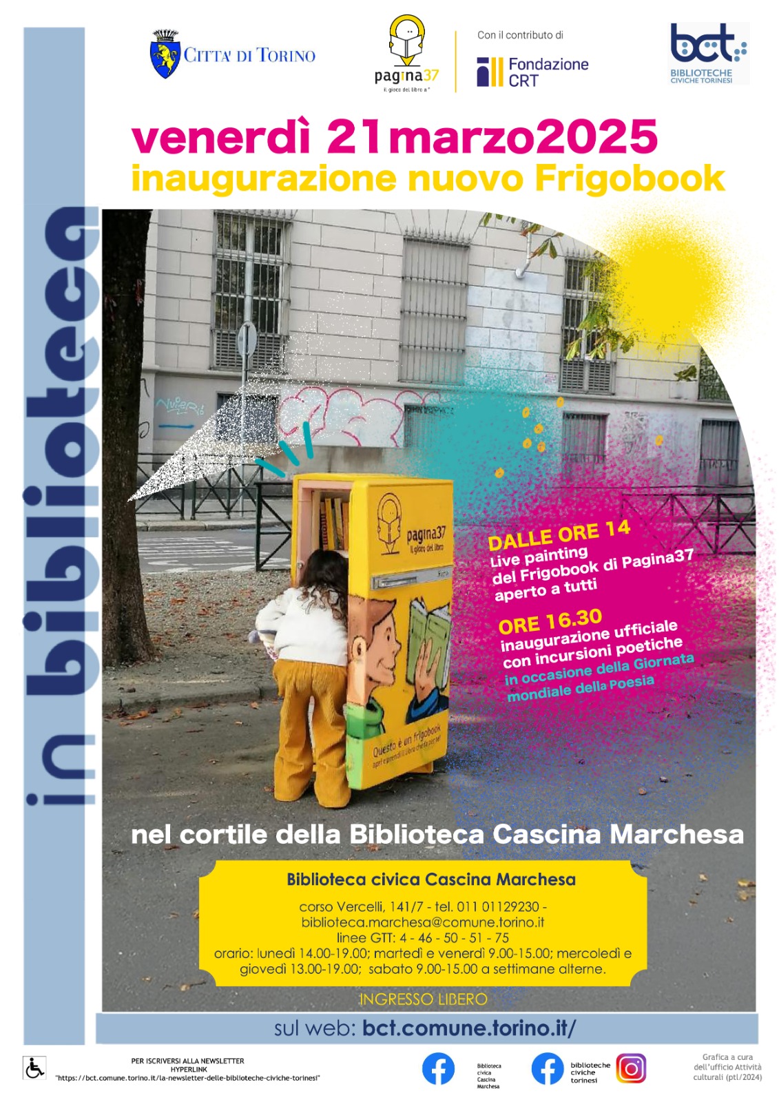 Inaugurazione nuovo Frigobook in Cascina Marchesa