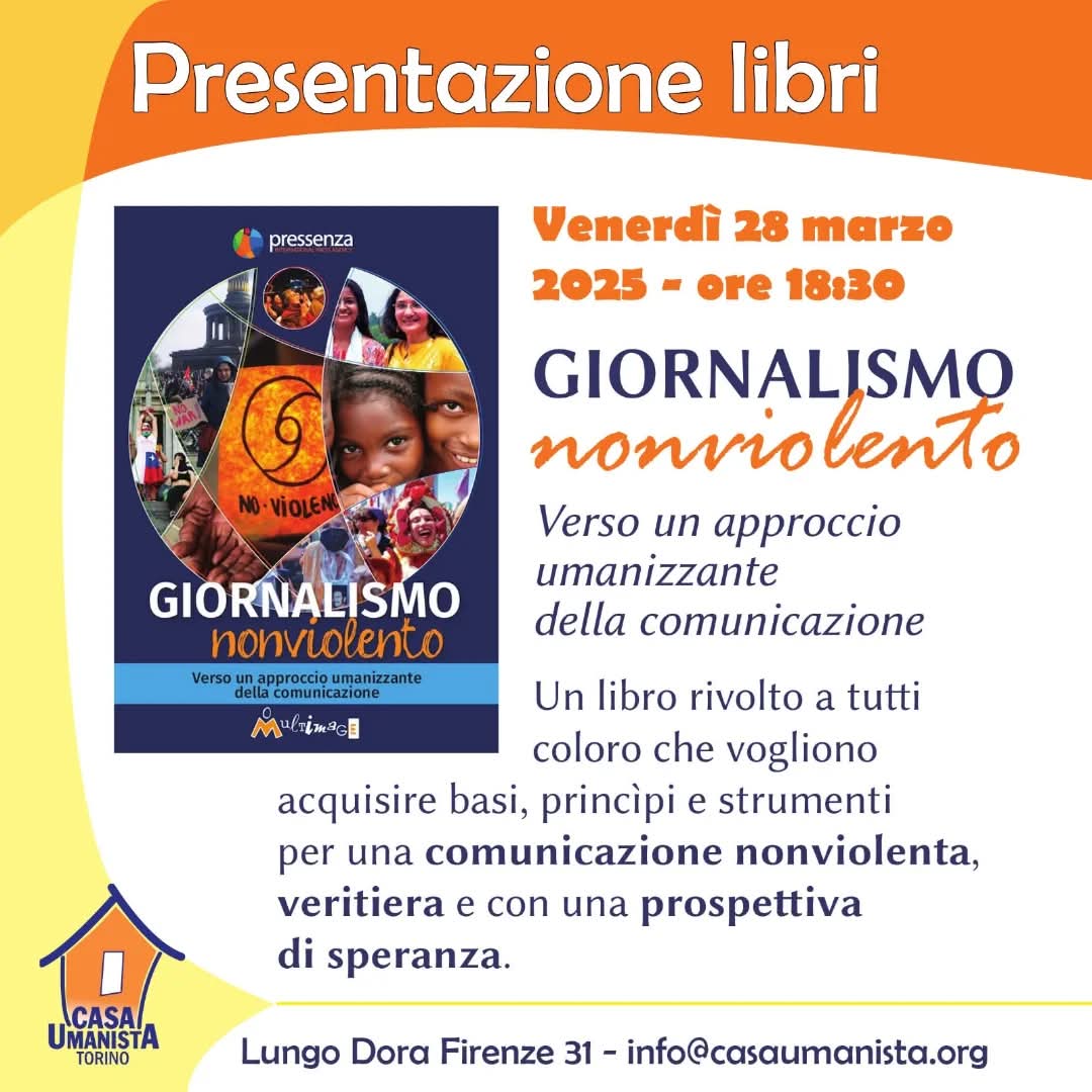 Presentazione libro: giornalismo nonviolento