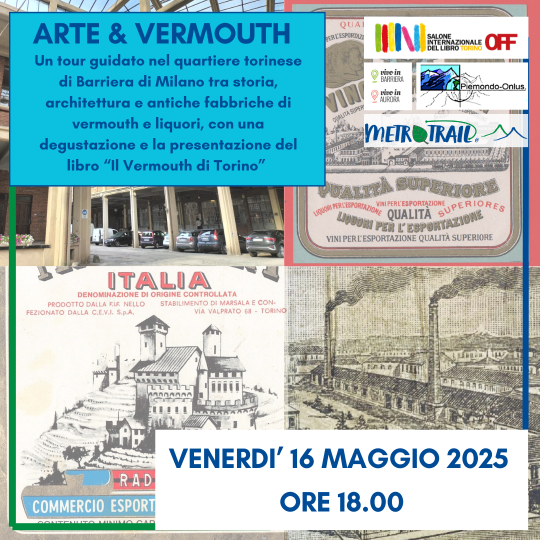 Salone del libro OFF: Arte e Vermouth: tour degustazione e presentazione libro