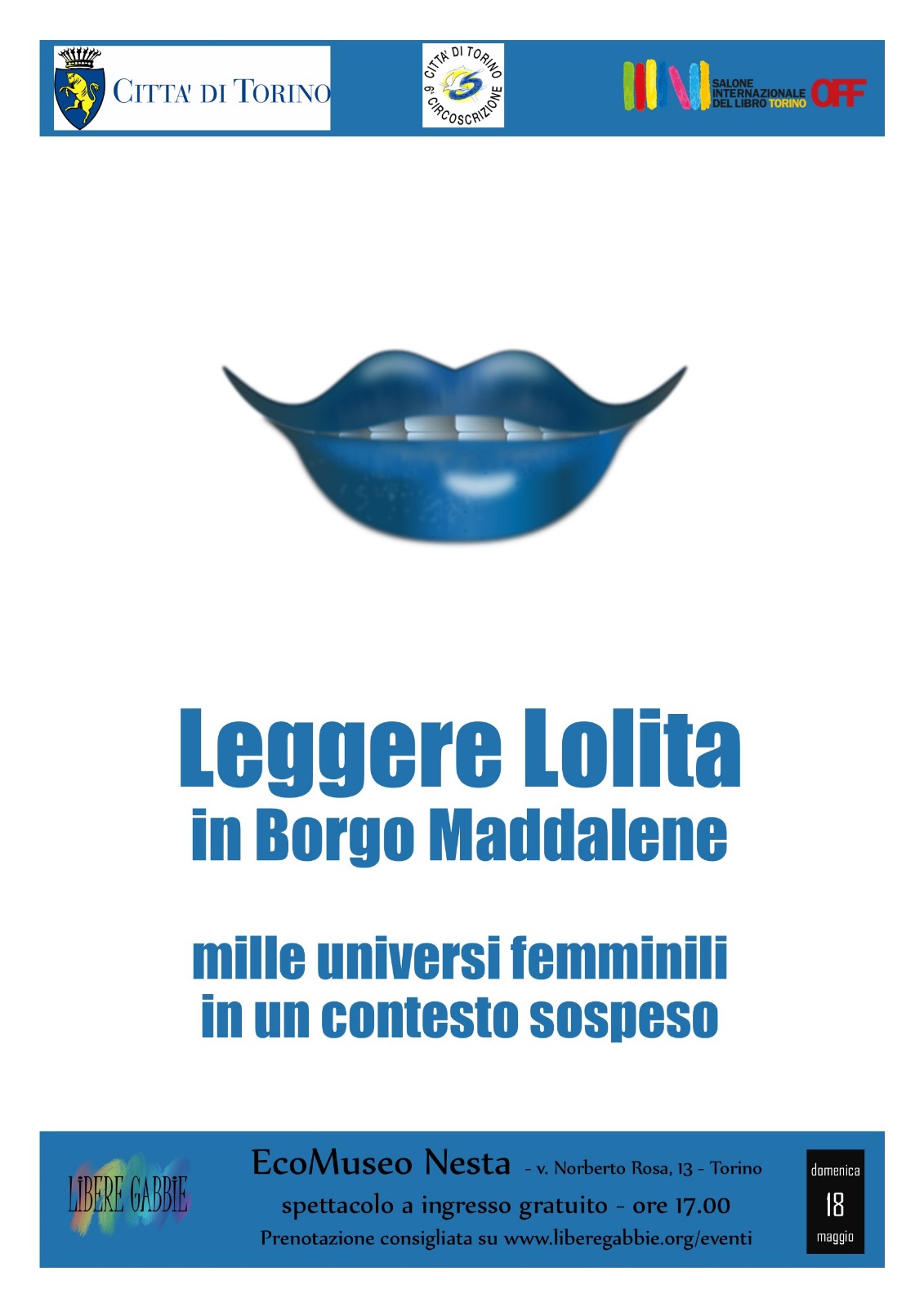 Salone OFF Leggere Lolita in Borgo Maddalene