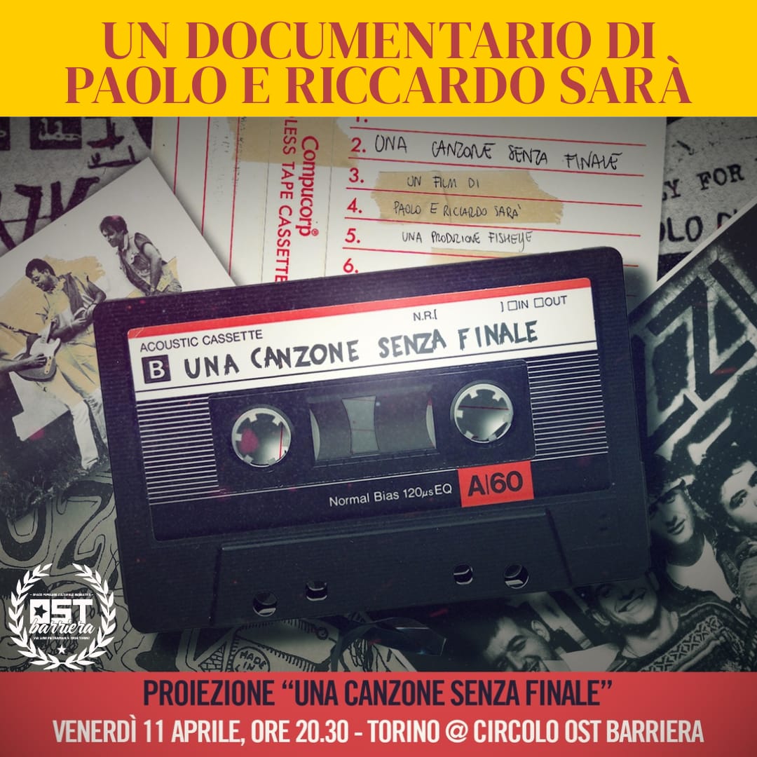 Proiezione documentario "UNA CANZONE SENZA FINALE"