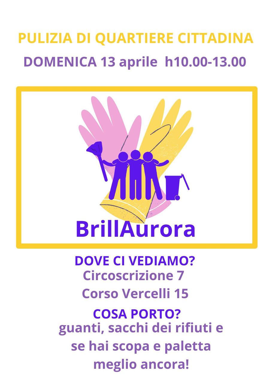 BrillAurora - pulizie volontarie di quartiere
